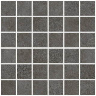 Living Ceramics Floss Mosaic 55 Graphite Natural 30x30