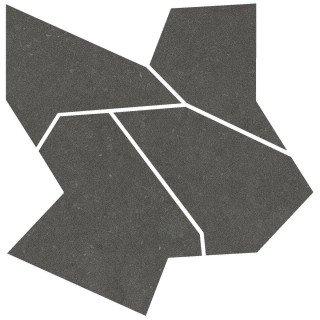 Living Ceramics Noon Deco Mosaic Anthracite Soft 60x60