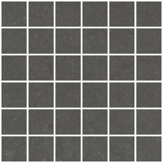 Living Ceramics Noon Mosaic 55 Anthracite Soft 30x30