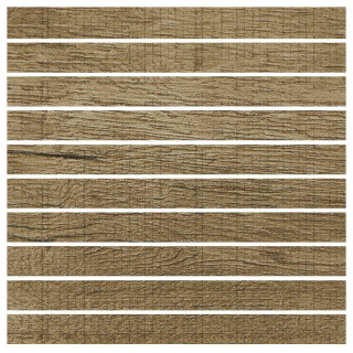 Living Ceramics Ombra Mosaic 330 Walnut 30x30