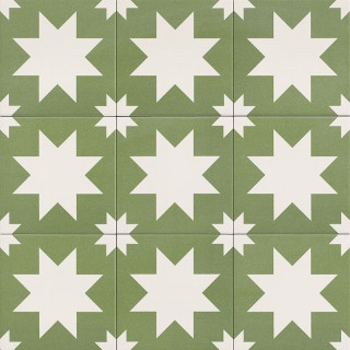 Mainzu Fired Star Green 20х20