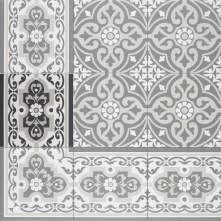 Mainzu Cenefa Normandy Black 20x20