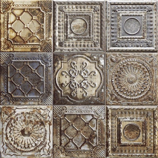 Mainzu Tin Tile Rusty Mix 20х20