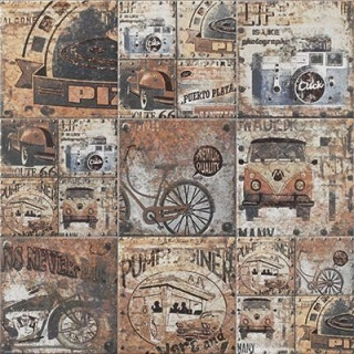 Mainzu Titanium Decor Le Route 20x20