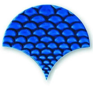 Maritima Escama Relieve Azul Marino 14x16