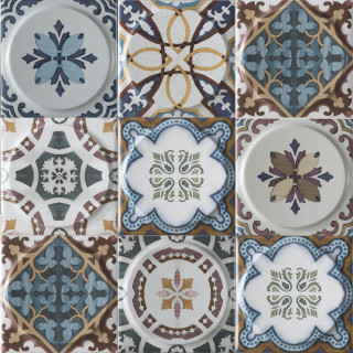 Mayolica Vintage mix Moon Mix 20x20