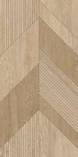Mykonos Couvet Wood Art Deco Matt 75x150