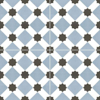 Niceker Chic Howard Blue 45.2x45.2