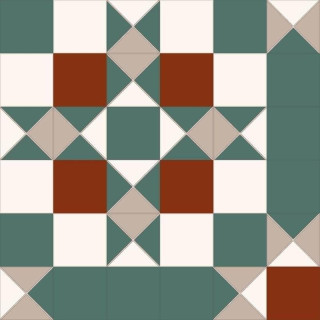 Niceker Windsor Green 45.2x45.2