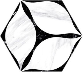 Oset Corola HEX Black 20x24