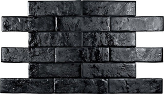 Pamesa Brickwall Negro 7х28