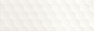 Pamesa Whites Rev. Glace Blanco 25х75