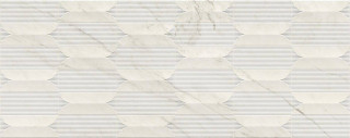 Porcelanosa Glem White Deco Matt 59.6x150H1.25