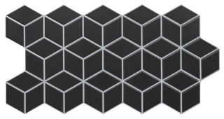 Realonda Rhombus Black 26,5x51