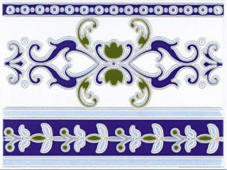 Ribesalbes Cenefa Cartuja 15x20
