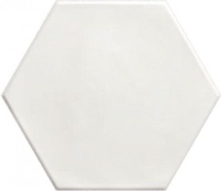 Ribesalbes Geometry Hex White Matt 15x17,3