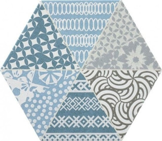 Rocersa Nordic Hexa Mix-1 Grs-Azl 0,35 20x23