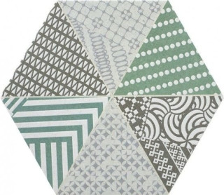 Rocersa Nordic Hexa Mix-2 Grs-Vrd 0,46 20x23