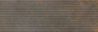 Saloni Rev. Metallo Metric Acero Relieve 30x90H0.98