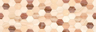 Undefasa Empire Rev.Decorado Hexagon Beige 25х75