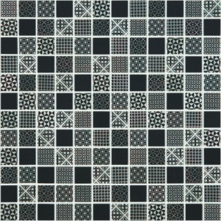 Vidrepur Born Black на сетке 31,7х31,7