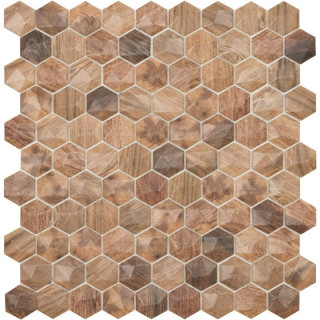 Vidrepur Hex Woods №4700D (на сетке) 31,7X30,7