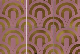 Vives Hanami Takada Marsala Oro 23x33,5