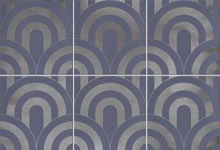 Vives Hanami Takada Indigo Plata 23x33,5