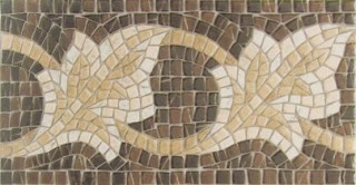Vives Iliada Cenefa Afrodita Marron 21,7x43,5