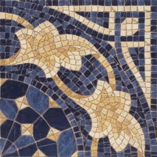 Vives Iliada Cantonera Laertes Azul 43,5x43,5