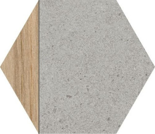 Vives Seine Hexagono Ligard Gris 23х26,6
