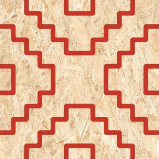 Vives Strand Seriaki-R Natural Rojo 59,3x59,3