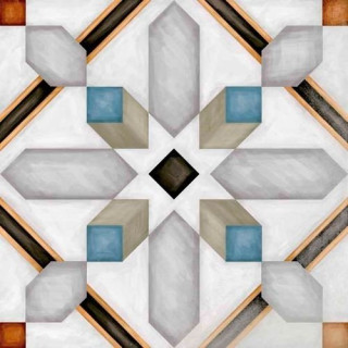 Vives Vodevil Demel Multicolor 20x20