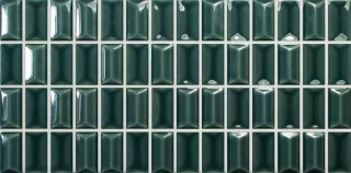 Wow 3D Bars Diamond Emerald Gloss 12.5x25