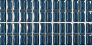 Wow 3D Bars Bevel Sapphire Gloss 12.5x25
