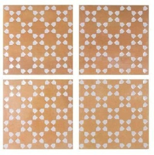 Wow Bejmat Decor Tan White 15х15