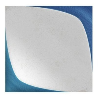 Wow Blanc Et Bleu Leaf Wall Decor 12,5х12,5