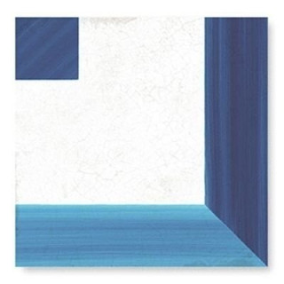 Wow Blanc Et Bleu Square Decor 18,5х18,5