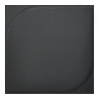 Wow Essential Leaf L Black Matt 25х25