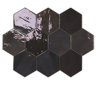 Wow Zelige Hexa Graphite 10,8х12,4