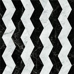 41zero42 Dandy Ribbon Black_White 18.6x18.6