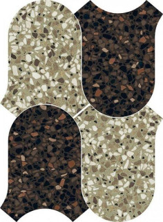 41zero42 Chicco Onda Verde Cacao 27x36.5H0.9