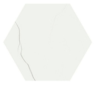 41zero42 Mate Esagona Marmo Bianco 19,5x22,5