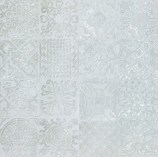 Abitare la Ceramica Icon Dec.Patchwork Silver Lapp 60x60