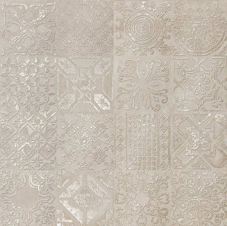 Abitare la Ceramica Icon Dec.Patchwork Beige Lapp 60x60
