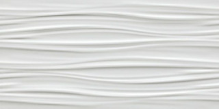 Atlas Concorde 3D Wall Ribbon White Matt 40x80