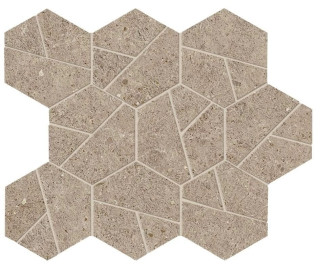 Atlas Concorde Boost Stone Clay Mosaico Hex 25x28,5