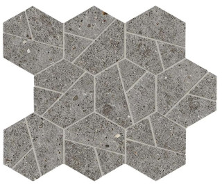 Atlas Concorde Boost Stone Smoke Mosaico Hex 25x28,5