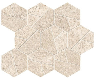 Atlas Concorde Boost Stone Ivory Mosaico Hex 25x28,5