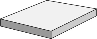 Atlas Concorde Boost White Scalino Angolare 33x33